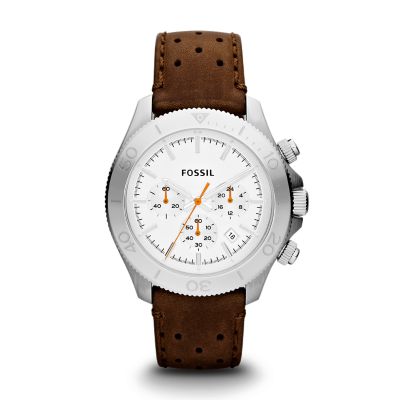 CH2860 - Orologio Retro Traveler in pelle - marrone