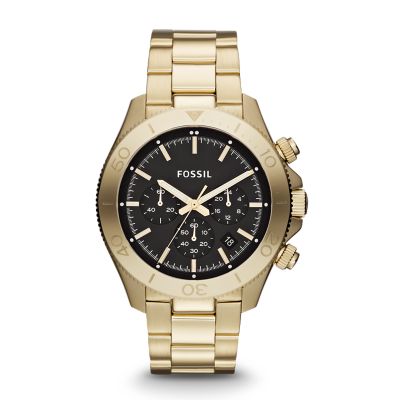 CH2861 - Orologio Retro Traveler in acciaio - toni dell'oro