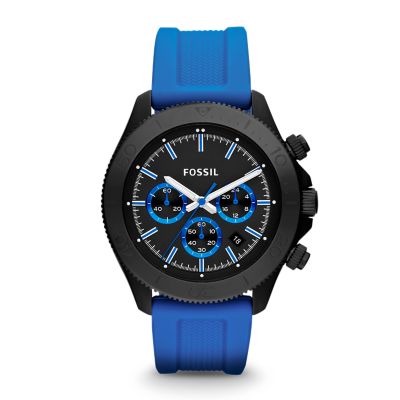 CH2872 - Orologio Retro Traveler in silicone - blu
