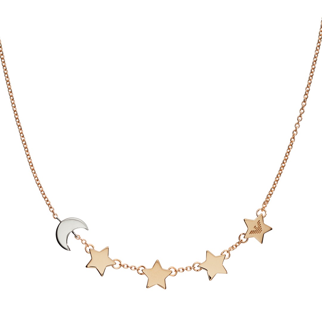 Emporio Armani Emporio Armani Women&Apos;S Two-Tone Sterling Silver Necklace Eg3363221 Jewelry - EG3363221-WSI Emporio Armani Emporio Armani Women&Apos;S Two-Tone Sterling Silver Necklace Eg3363221 Jewelry - EG3363221-WSI