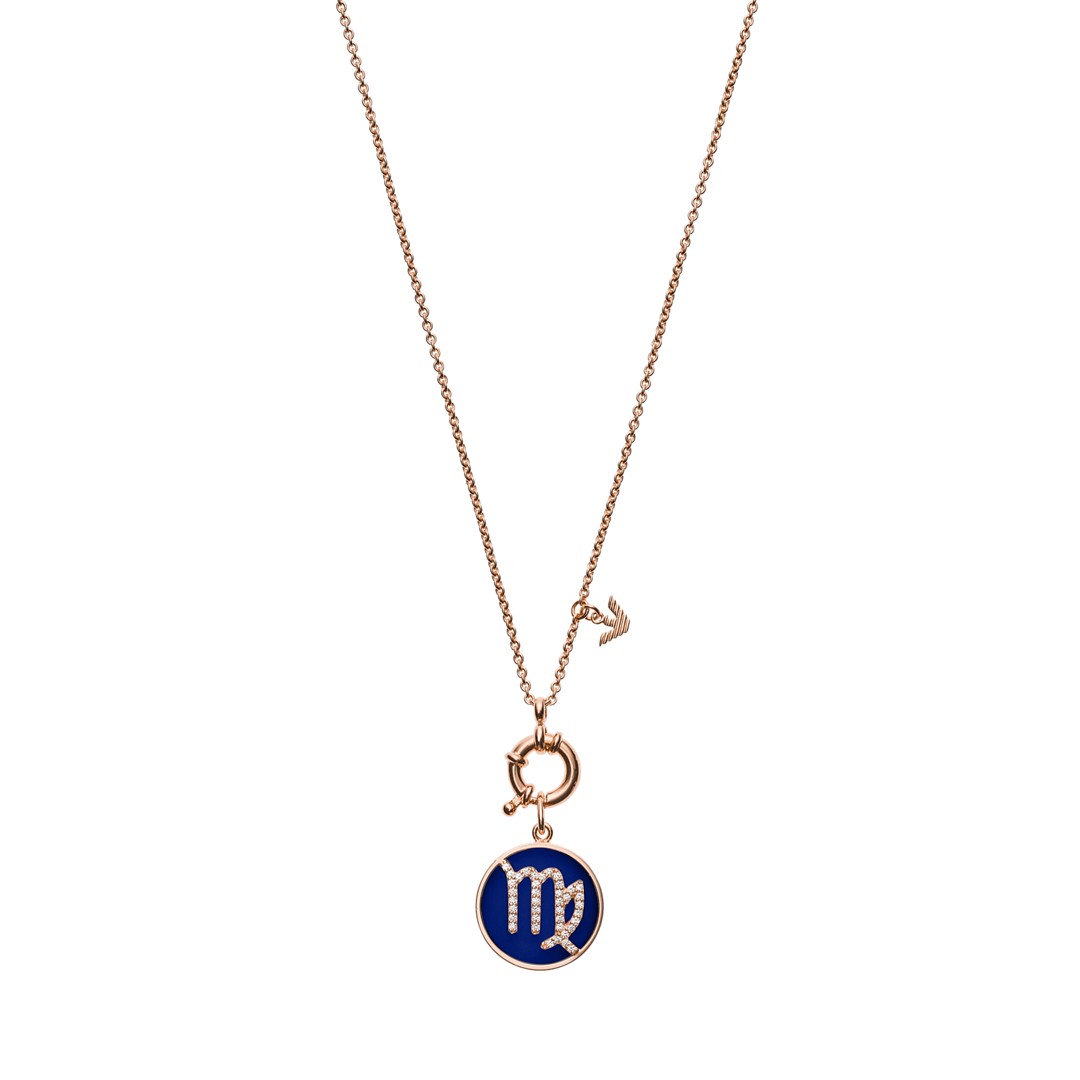 Emporio Armani Emporio Armani Women&Apos;S Virgo Rose Gold-Tone Sterling Silver Pendant Necklace Eg3407221 Jewelry - EG3407221-WSI Emporio Armani Emporio Armani Women&Apos;S Virgo Rose Gold-Tone Sterling Silver Pendant Necklace Eg3407221 Jewelry - EG3407221-WSI