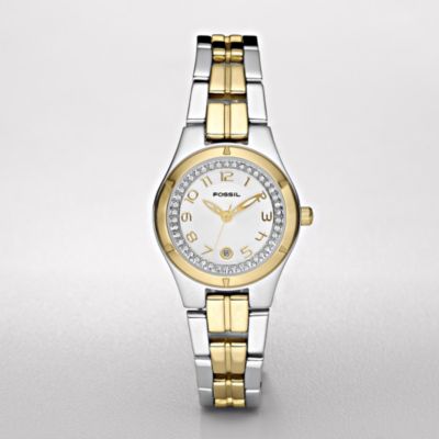 Analog Glitz Silver Dial Watch