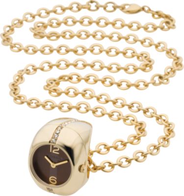 Gold Necklace Watch