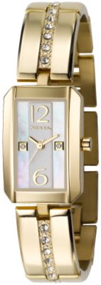Analog Champagne MOP Dial Watch