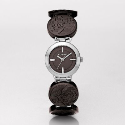 Fossil ES2234 Analogue Wood Dial