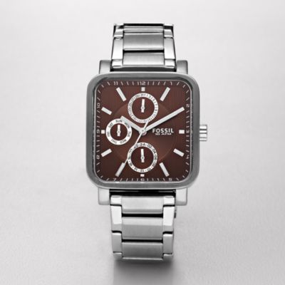 Fossil ES2253 Boyfriend Square Brown Dial