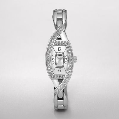 Fossil Analog Silver Dial Watch Watch