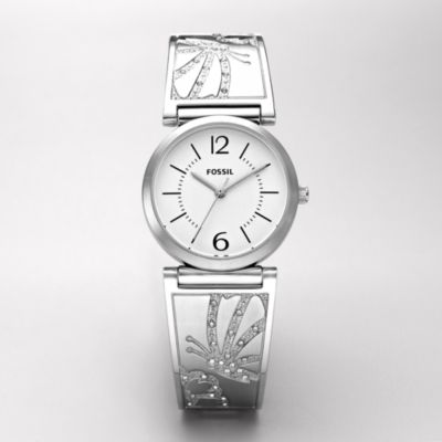 Fossil ES2468, Analogue Silver Dial