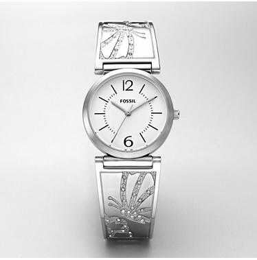 Fossil ES2468, Analogue Silver Dial