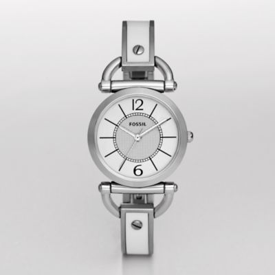 Fossil ES2473 Analog White Dial
