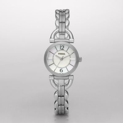 Fossil ES2493, Analog White Dial