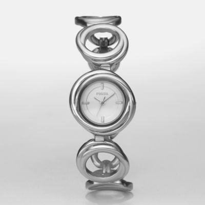 Fossil ES2580, Analog White Dial