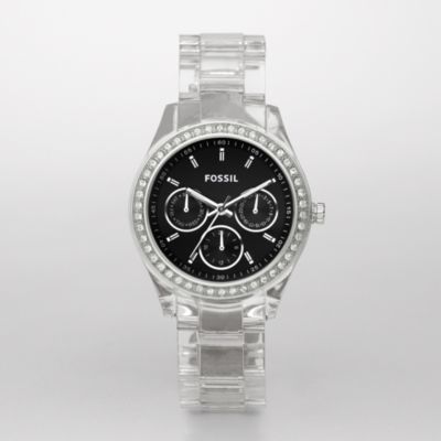 Fossil ES2607 Clear Stella Black Dial