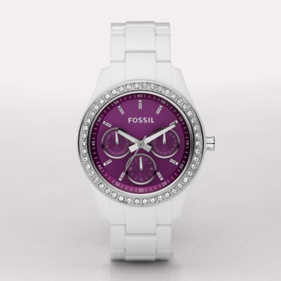 Fossil ES2668, Stella Purple Multifunction