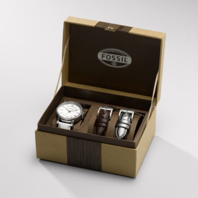 Fossil ES2709, Limited Edition - Silver Dial Box Set