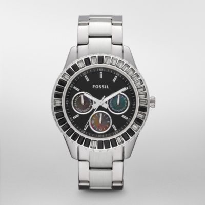 Fossil Stella Baguette Stainless Steel Watch