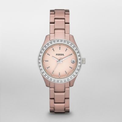 Fossil Stella Mini Aluminum Watch - Blush