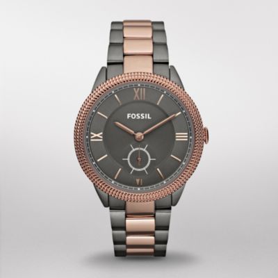 Fossil Sydney Stainless Steel Watch Two-Tone