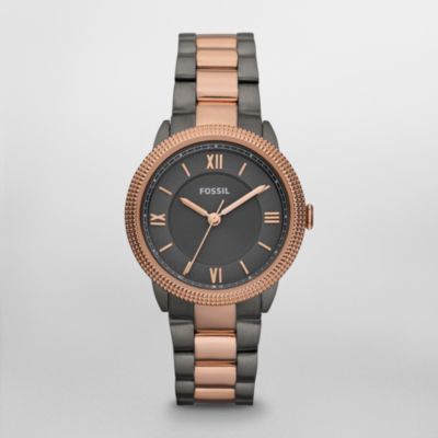 Fossil Sydney Mini Stainless Steel Watch Two-Tone