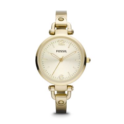 ES3084 - Georgia Stainless Steel Watch – Gold-Tone