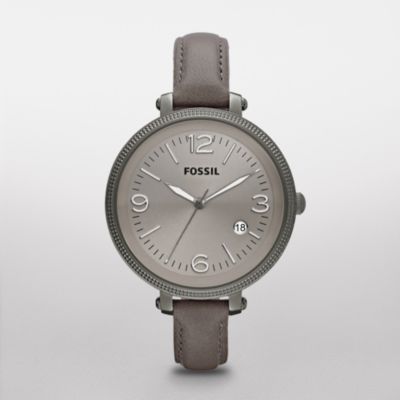 ES3134 - Heather Leather Watch - Grey