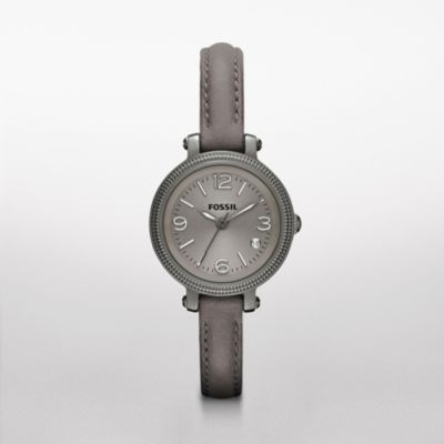 ES3140 - Heather Mini Leather Watch - Grey
