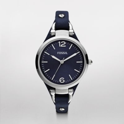 ES3146 - Georgia Leather Watch - Blue