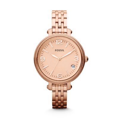 ES3182 - Heather Mid-Size Stainless Steel Watch – Rose