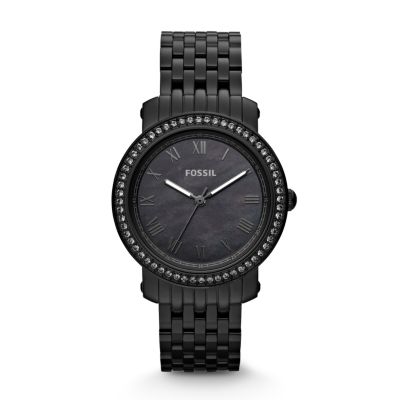ES3187 - Emma Stainless Steel Watch – Black