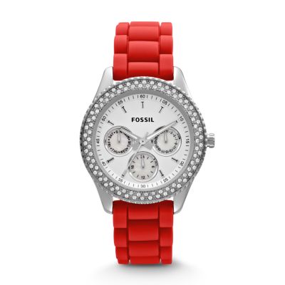 ES3213 - Stella Silicone Watch - Red