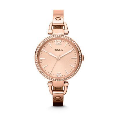 ES3226 - Georgia Glitz Stainless Steel Watch - Rose