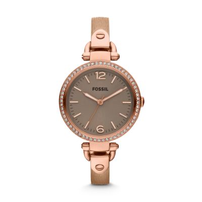 ES3236 - Georgia Stainless Steel Watch –Metallic Brown