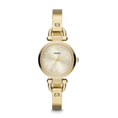 ES3270 - Georgia Mini Three Hand Stainless Steel Watch – Gold-Tone
