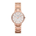 Virginia Three Hand Stainless Steel Watch - Rose