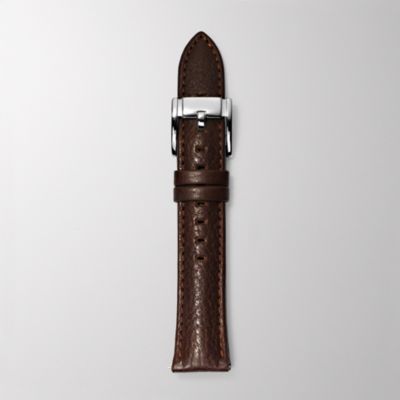 Fossil Boyfriend Dark Brown Leather Strap Watch