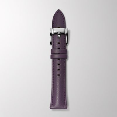Fossil Boyfriend Purple Leather Strap Watch