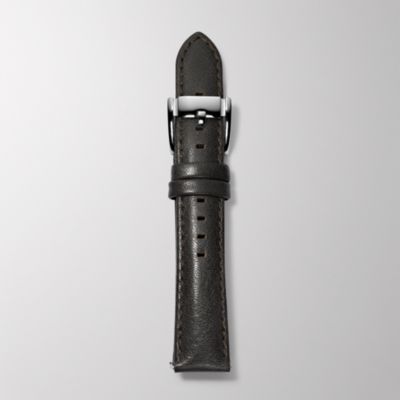 Fossil Boyfriend Dark Gray Leather Strap Watch
