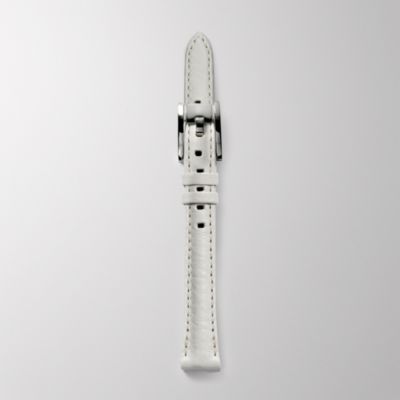 Fossil Boyfriend Mini White Leather Strap Watch