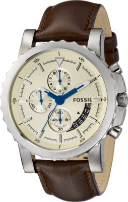 Fossil FS4456 Chronograph Champagne Dial
