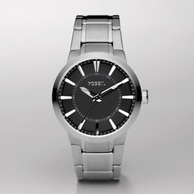 Fossil Analog Black Dial Watch

