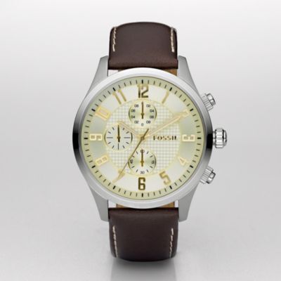 Fossil FS4494 Chronograph Champagne Dial