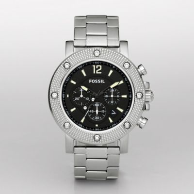 Fossil Chronograph Black Dial Watch Watch