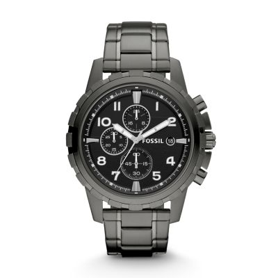 FS4721 - Dean Stainless Steel Watch – Smoke