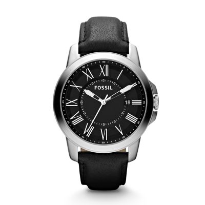 FS4745 - Grant Leather Watch - Black