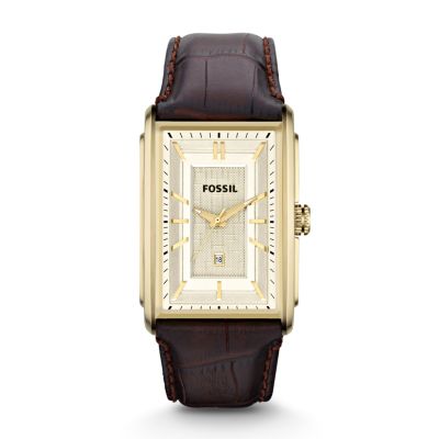 FS4772 - Truman Leather Watch – Brown