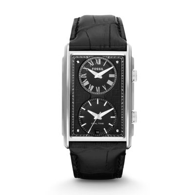 FS4782 - Truman Leather Watch - Black