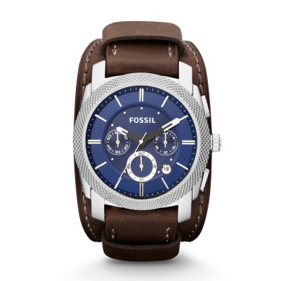 FS4793 - Machine Leather Watch – Espresso