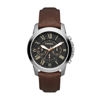 FS4813 - Grant Chronograph Leather Watch - Brown