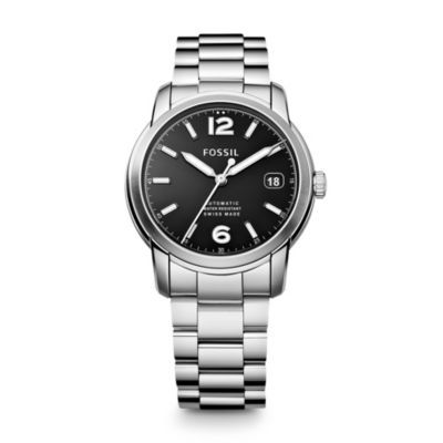 Fossil Swiss Made Automatic Stainless Steel Watch Fsw1000