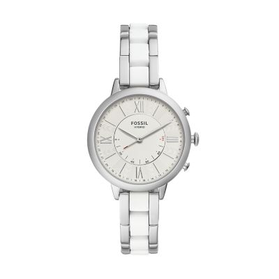 fossil hybrid smartwatch stainless steel
